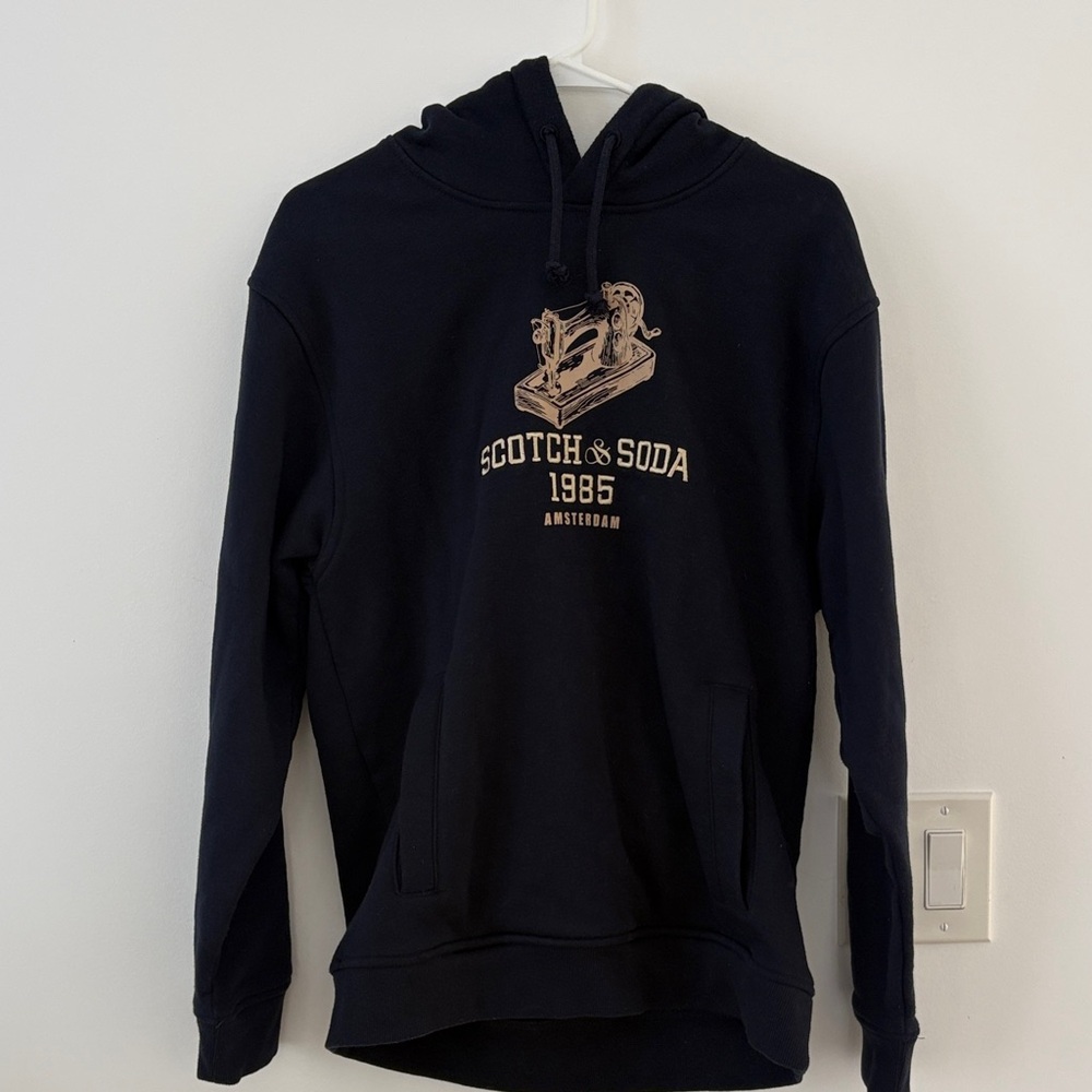 Scotch & Soda Men's Navy Hoodie